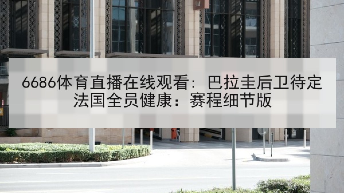 6686体育直播在线观看: 巴拉圭后卫待定法国全员健康：赛程细节版